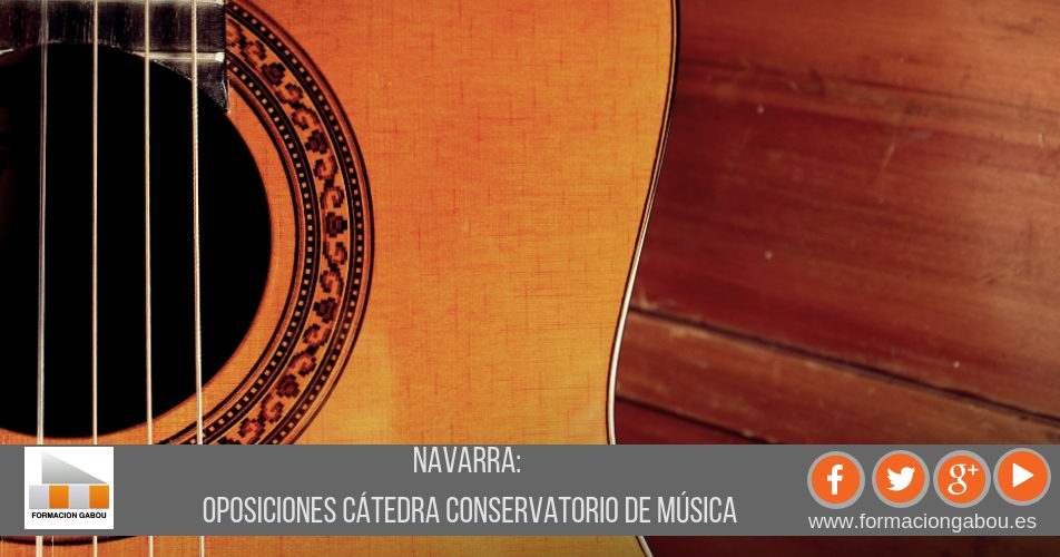Oposiciones Cátedra de Música en Navarra
