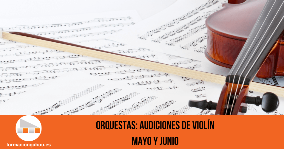 Audiciones de violín a orquesta