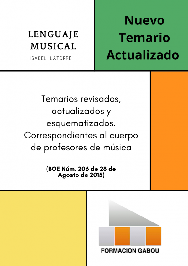 Temario especialidad Lenguaje Musical